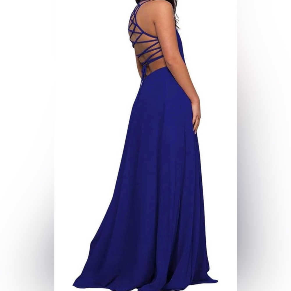 Lulus royal blue prom dress